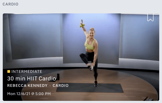 peloton HIIT workout